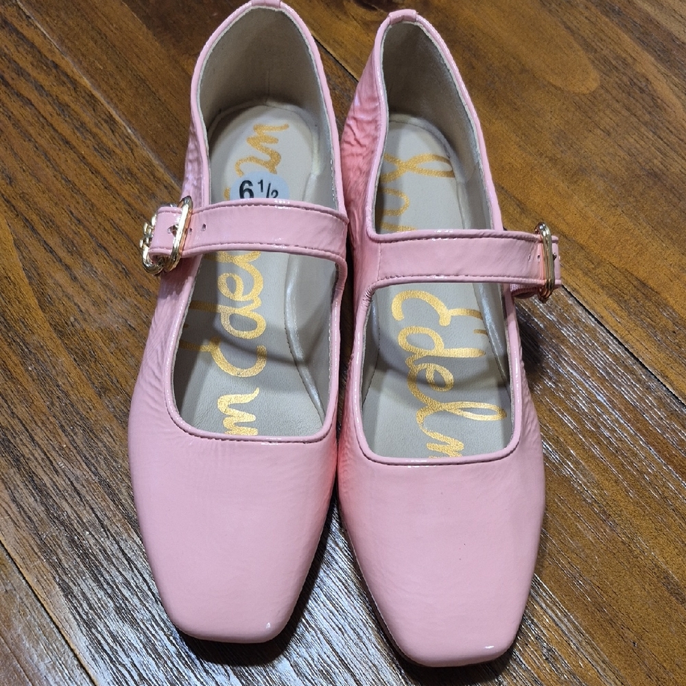 Sam Edelman Blush Pink Mary Jane Flats
